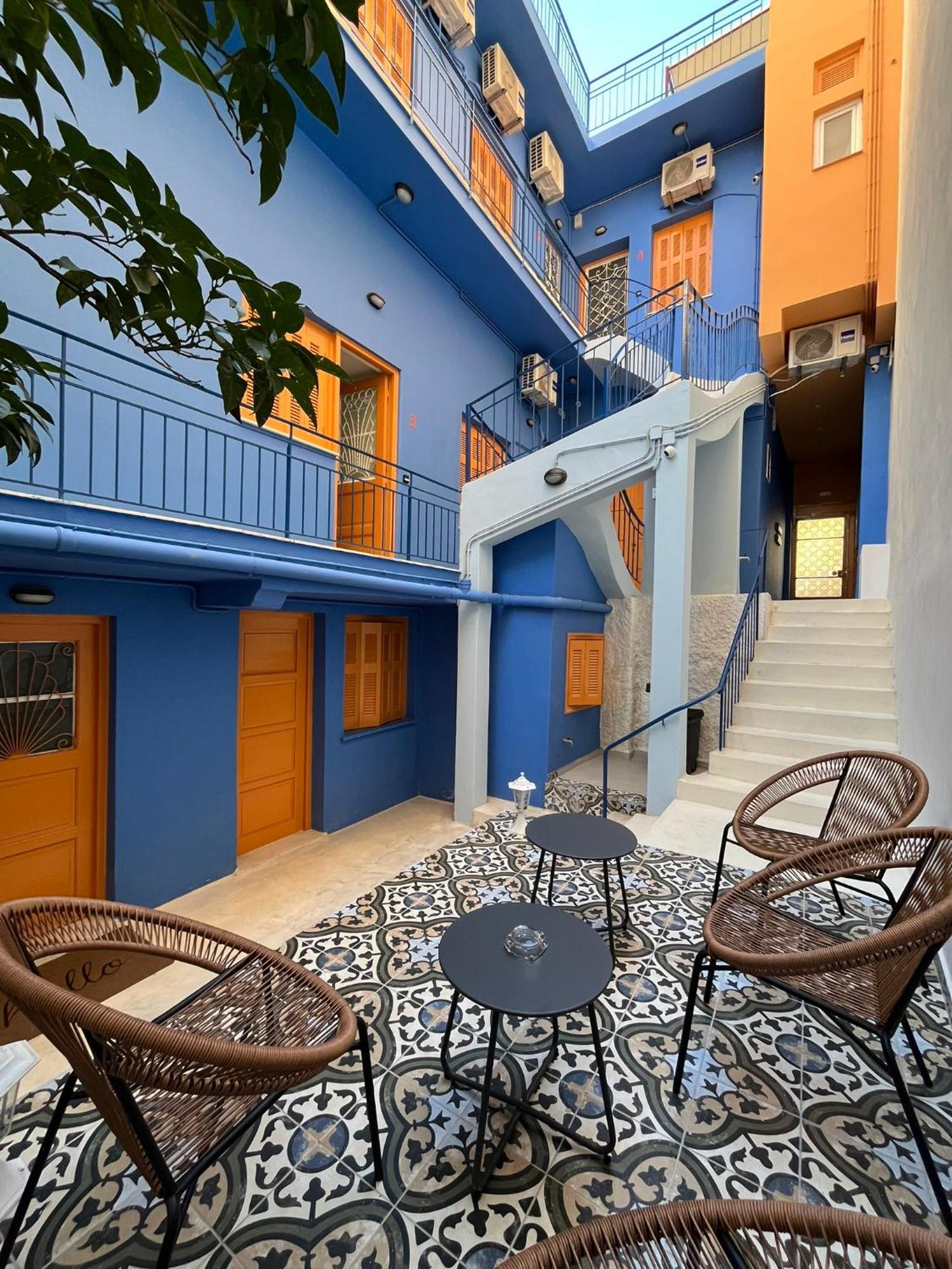 The Blue House Athens Aparthotel Exterior photo