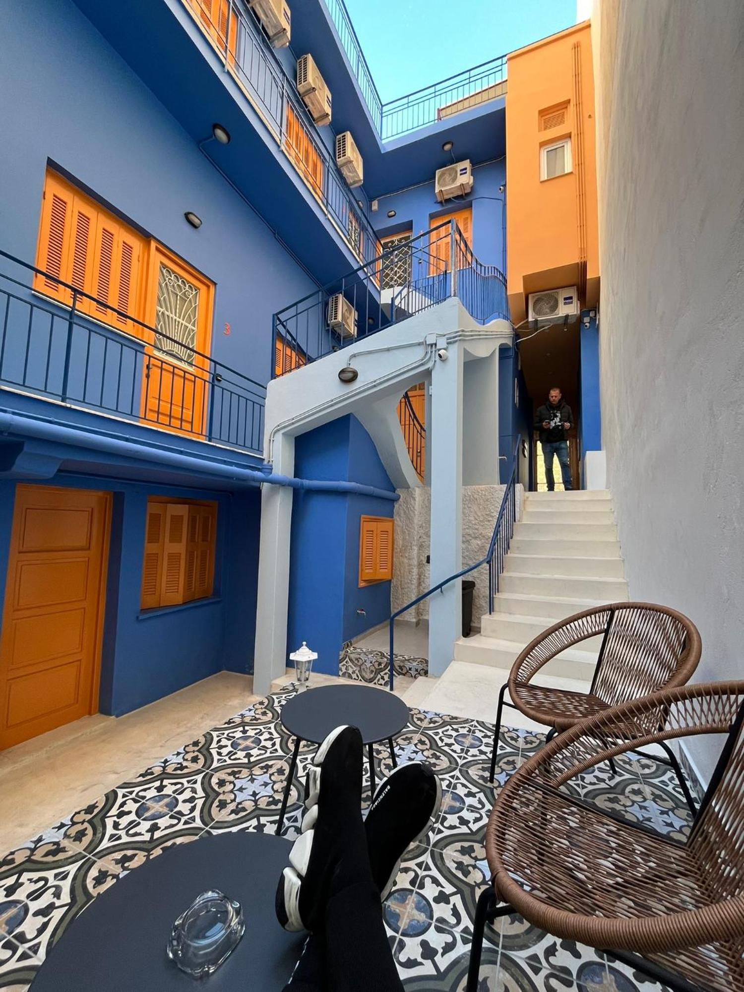 The Blue House Athens Aparthotel Exterior photo